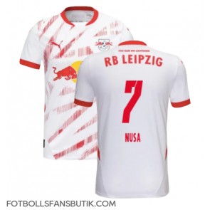 RB Leipzig Antonio Nusa #7 Replika Hemmatröja 2024-25 Kortärmad